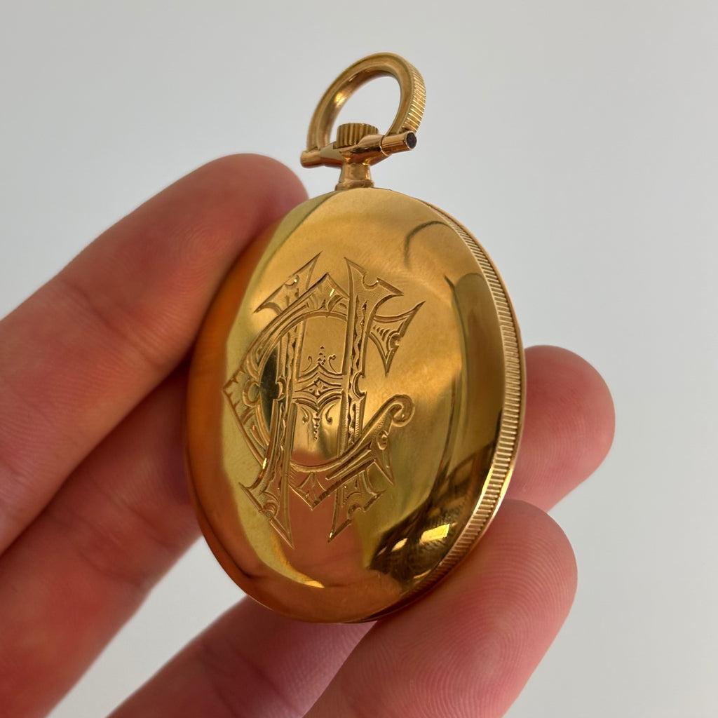 Cartier Ewc 18k pocketwatch