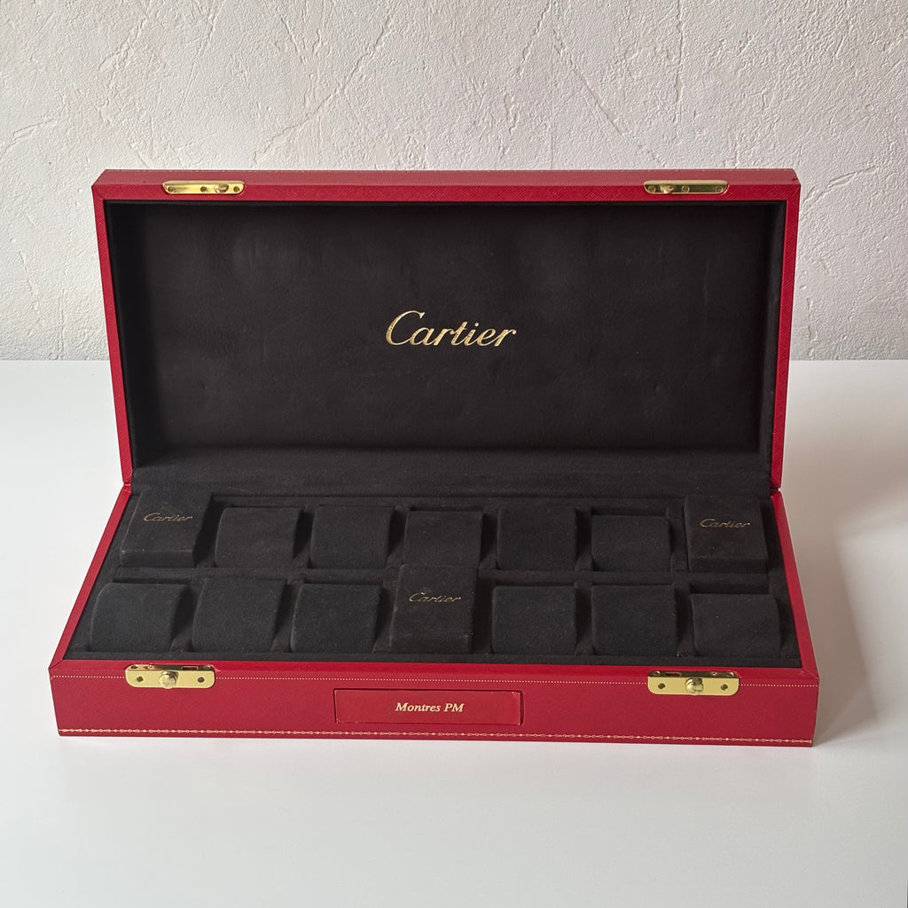 Cartier Montres PM collectors box for 14 watches