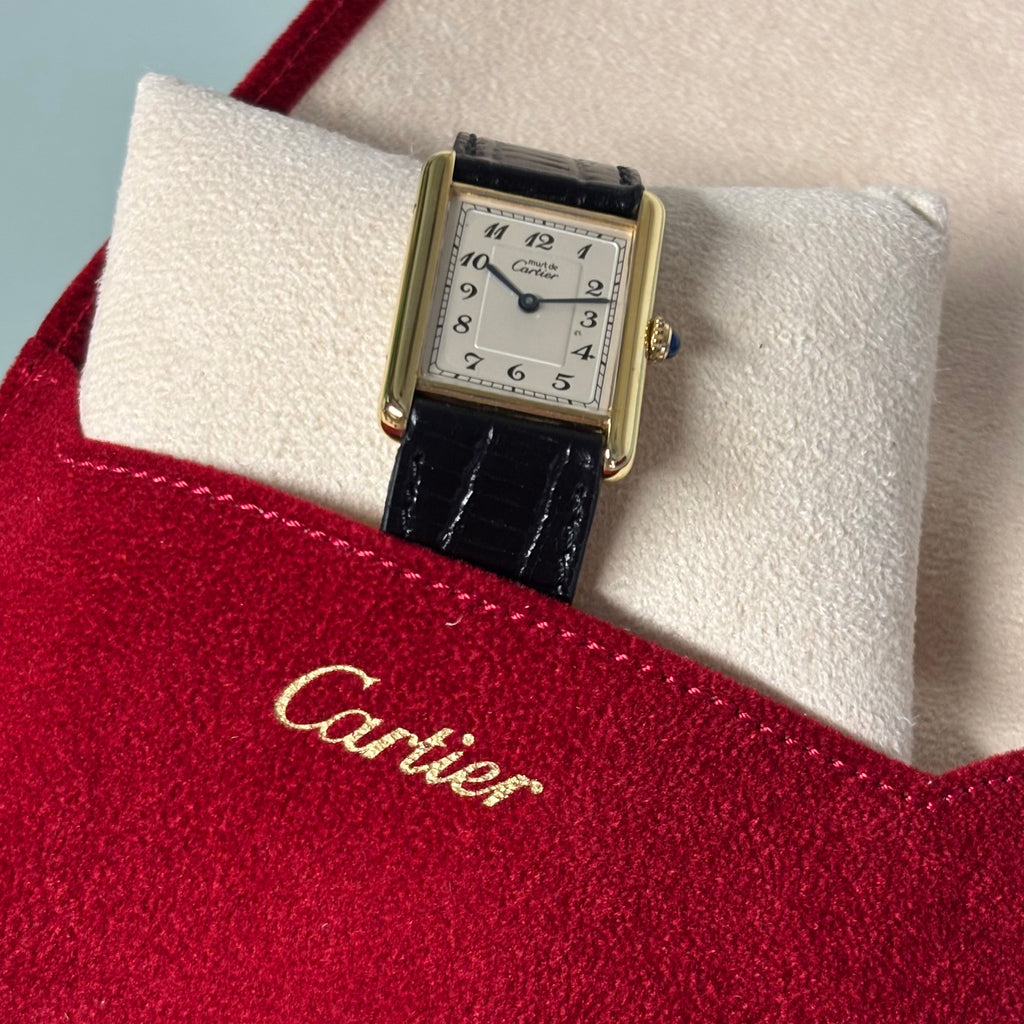 Cartier Tank Breguet GM with original buckle