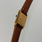 Cartier Tank PM sunburst dial