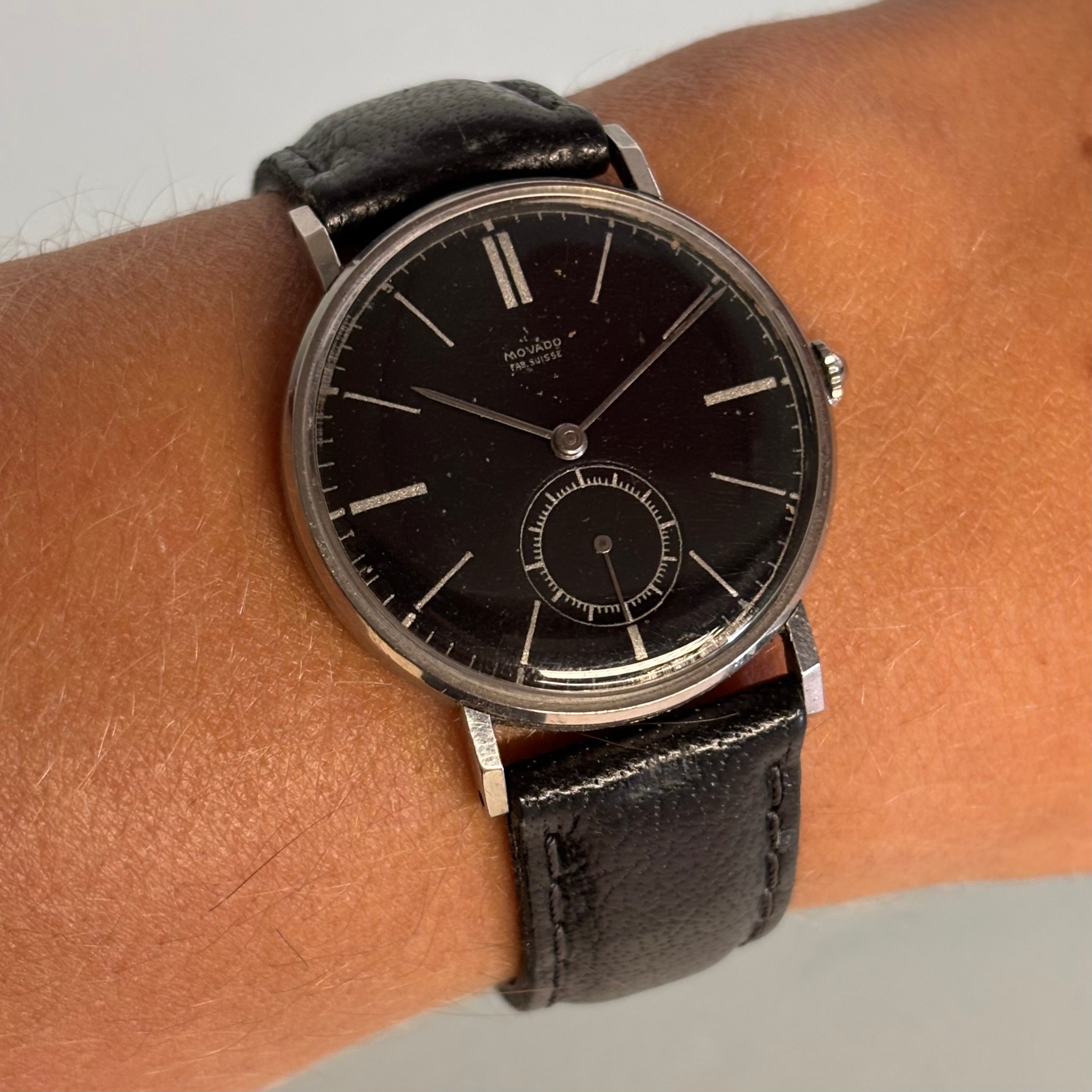 Movado Fab Suisse Black dial