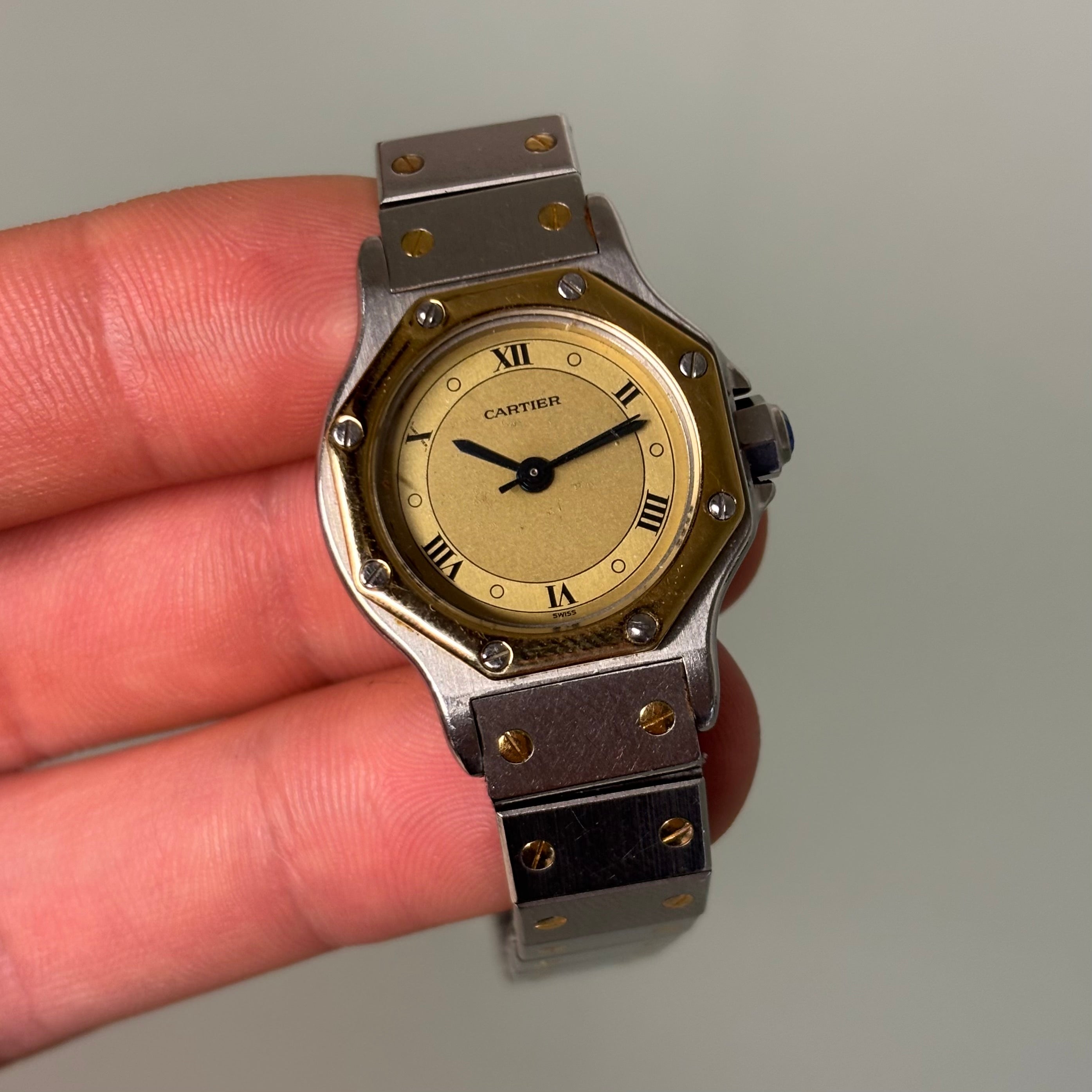 Cartier Santos Octagon Petit Model – Special Dial, Automatic