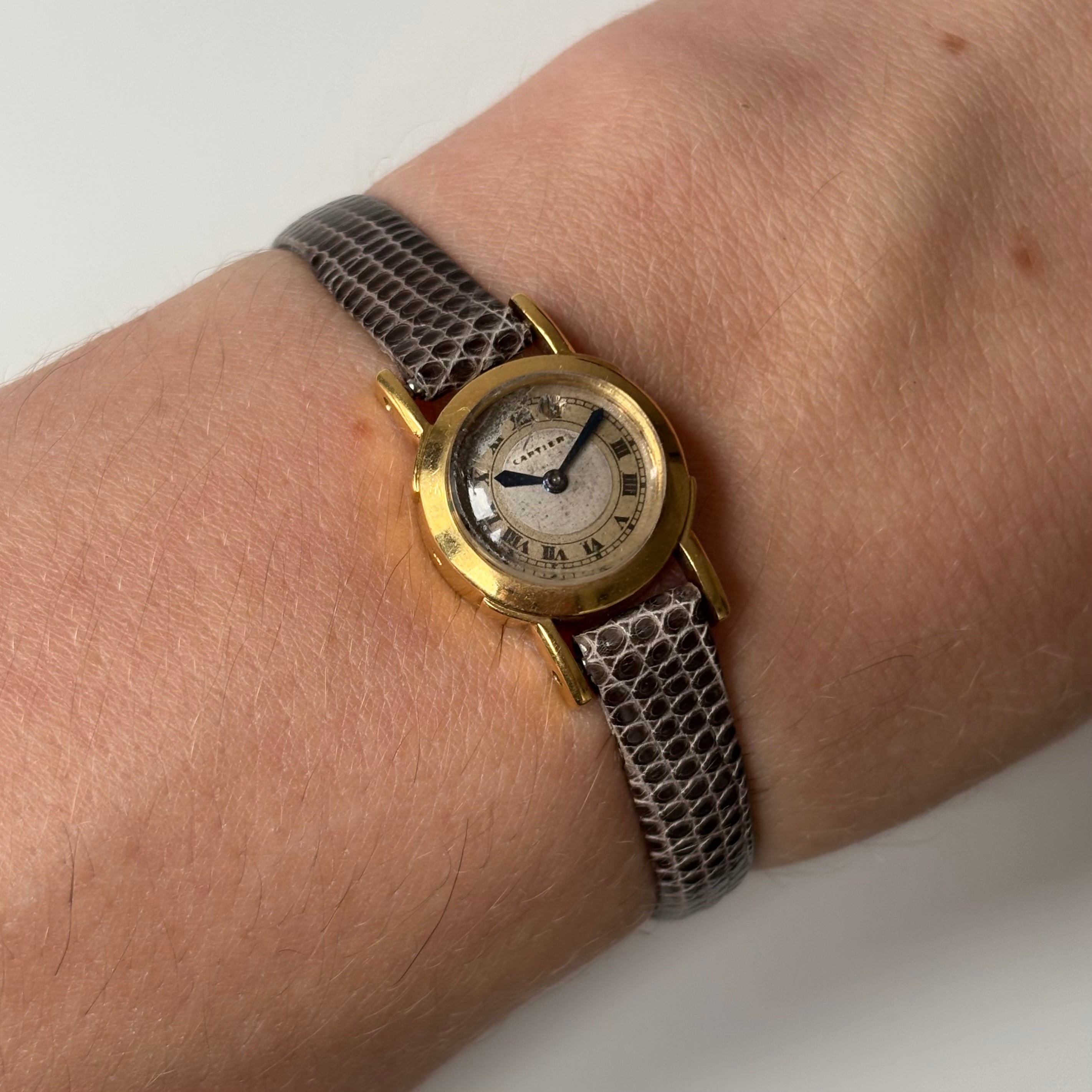 Cartier Jaeger LeCoultre Duoplan 18k