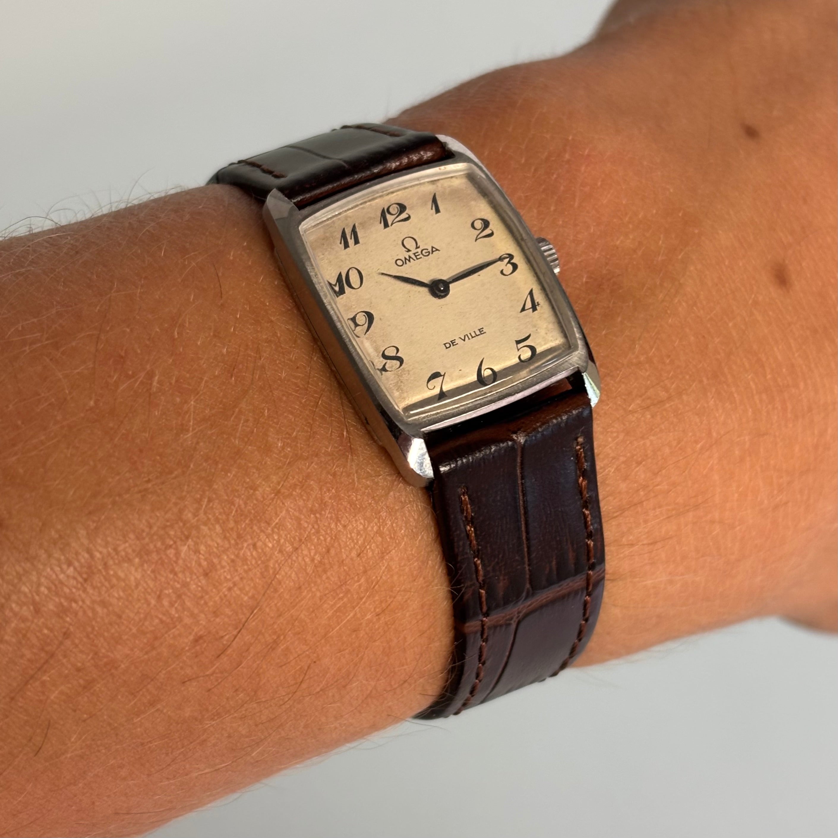 Omega De Ville Tank Breguet dial