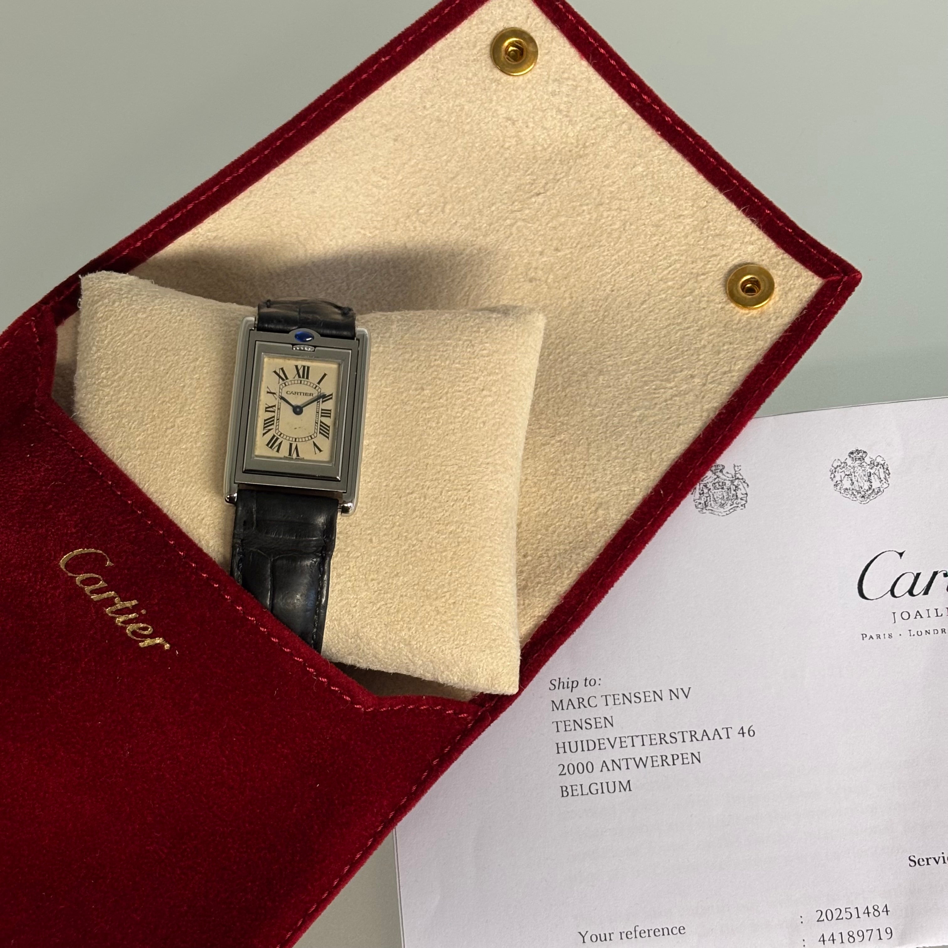 Cartier Tank Basculante