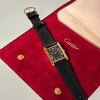 Cartier tank GM Black/White roman dial