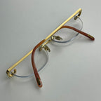Cartier Love Round Glasses – Titanium with Gold Plating, Size 135