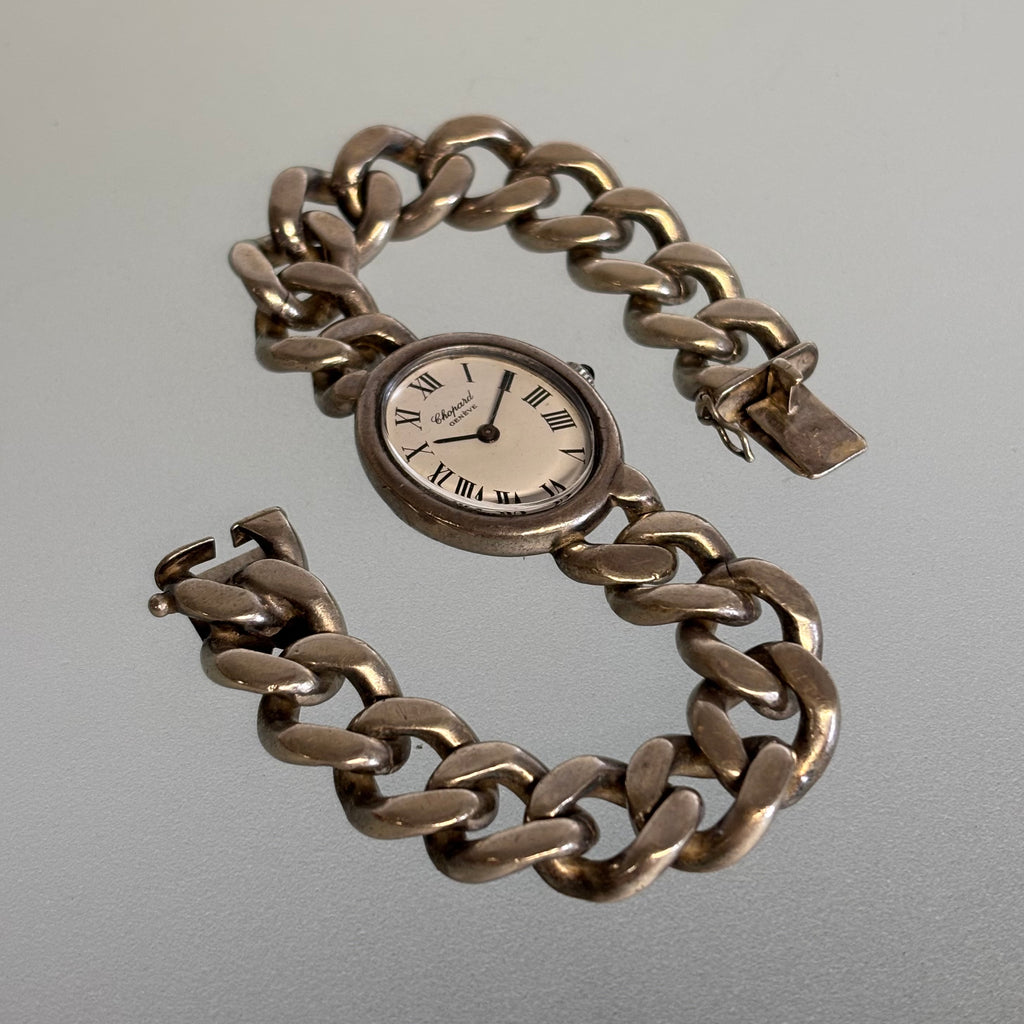 Chopard Silver Cuban Bracelet watch