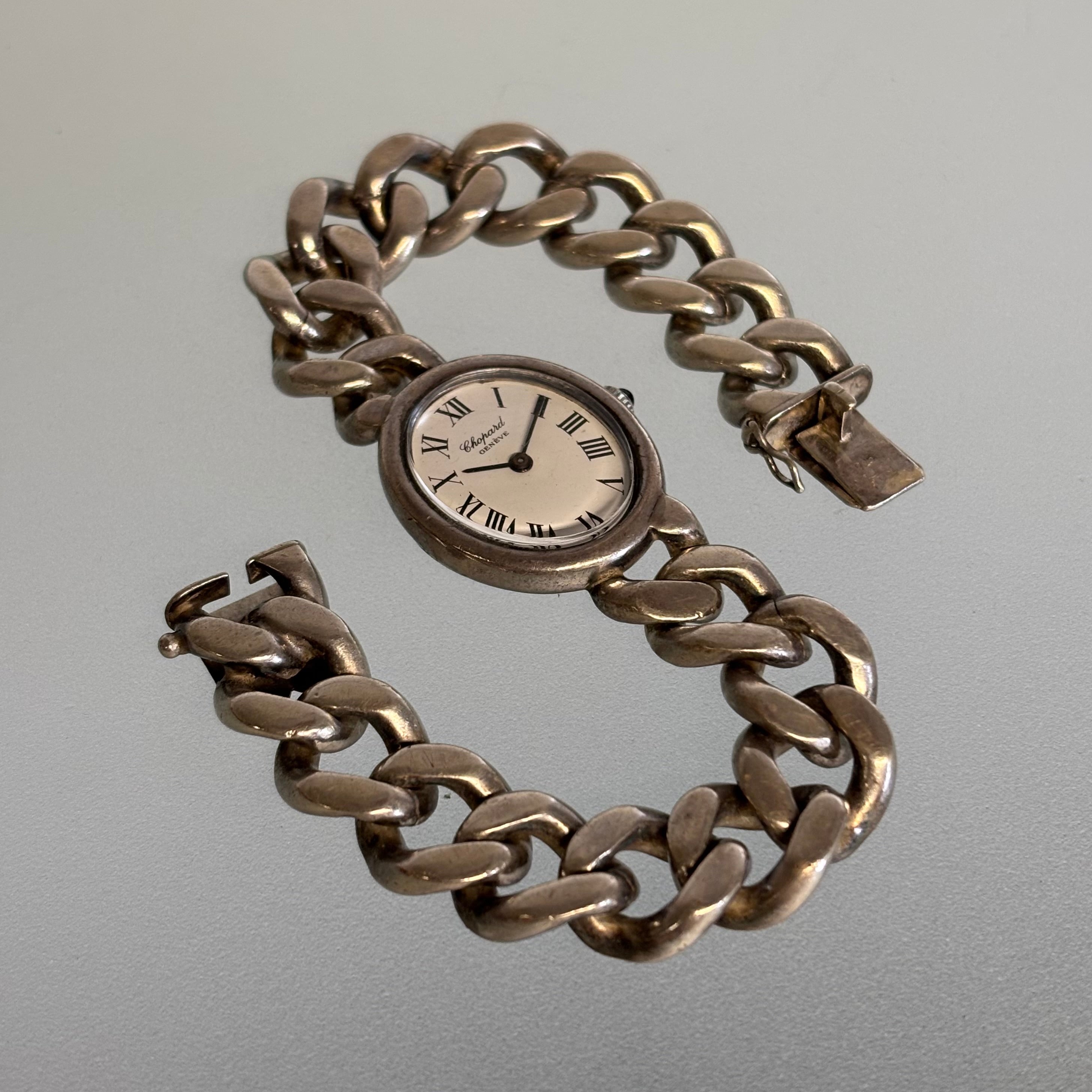 Chopard Silver Cuban Bracelet watch