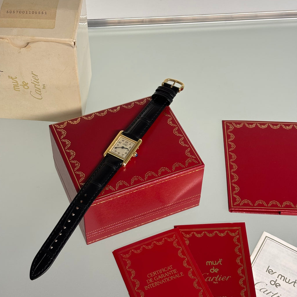 Cartier Tank PM Breguet Full Set