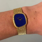 Piaget 18k gold Assymetric Lapis Full Set