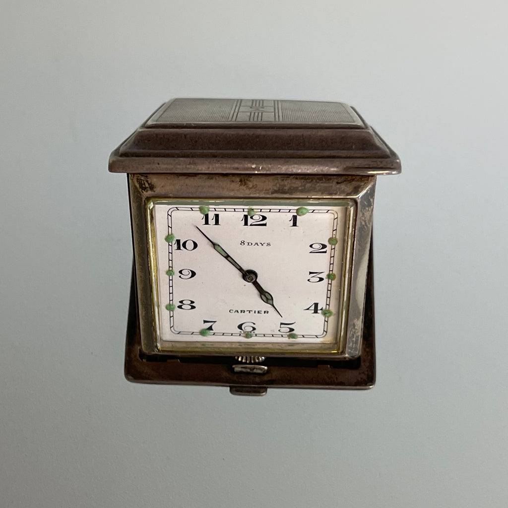 Cartier secret case clock