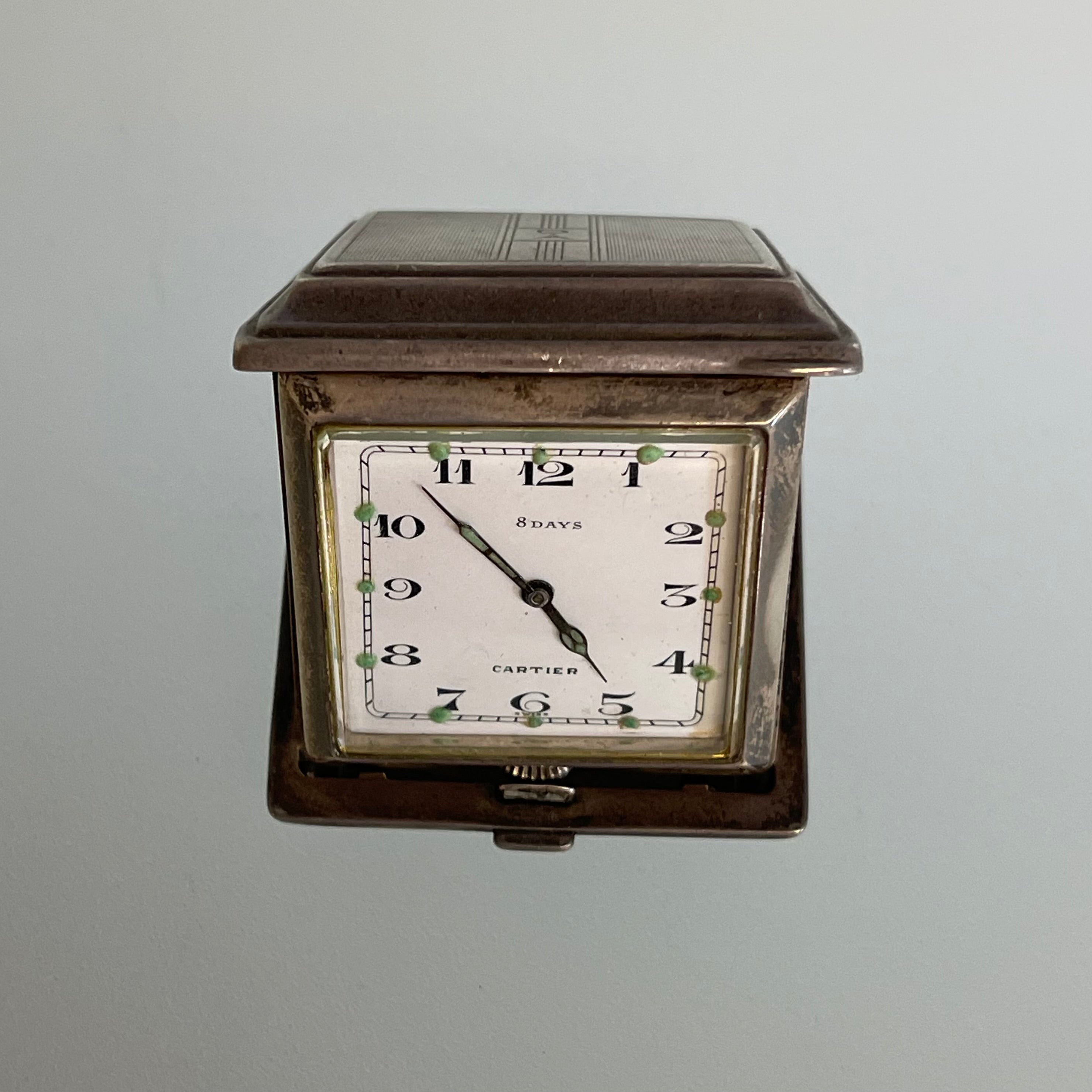 Cartier secret case clock
