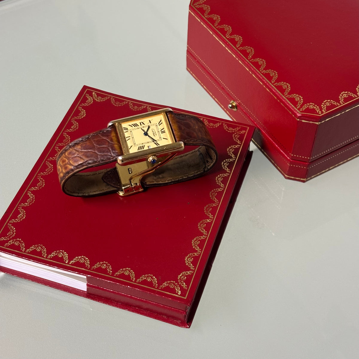 Cartier Tank XL Full Set with original strap & clasp