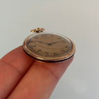 Cartier Factory Ruby Pocket Watch – 18K Gold Vintage Timepiece