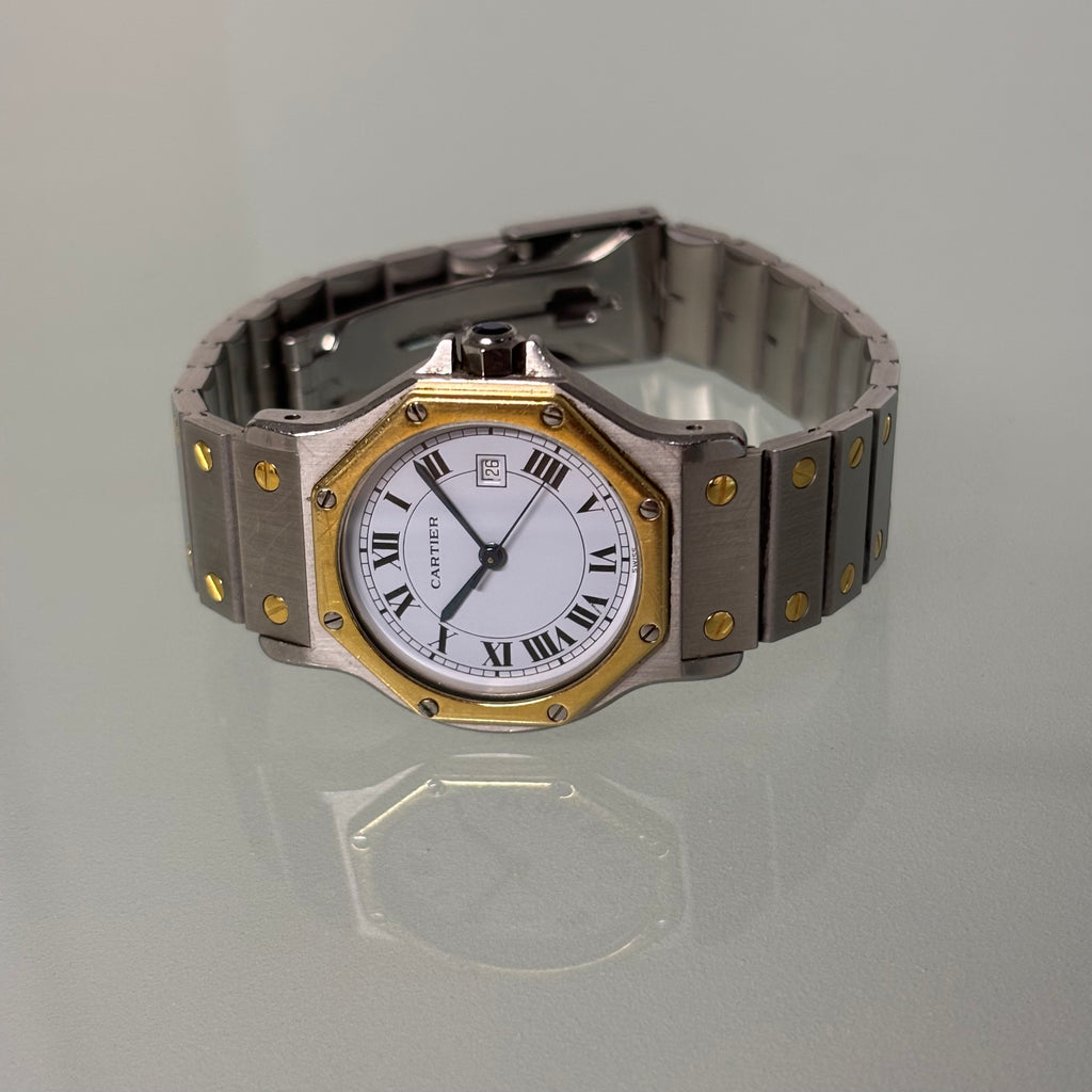 Cartier Santos Octagon GM Gold/Steel