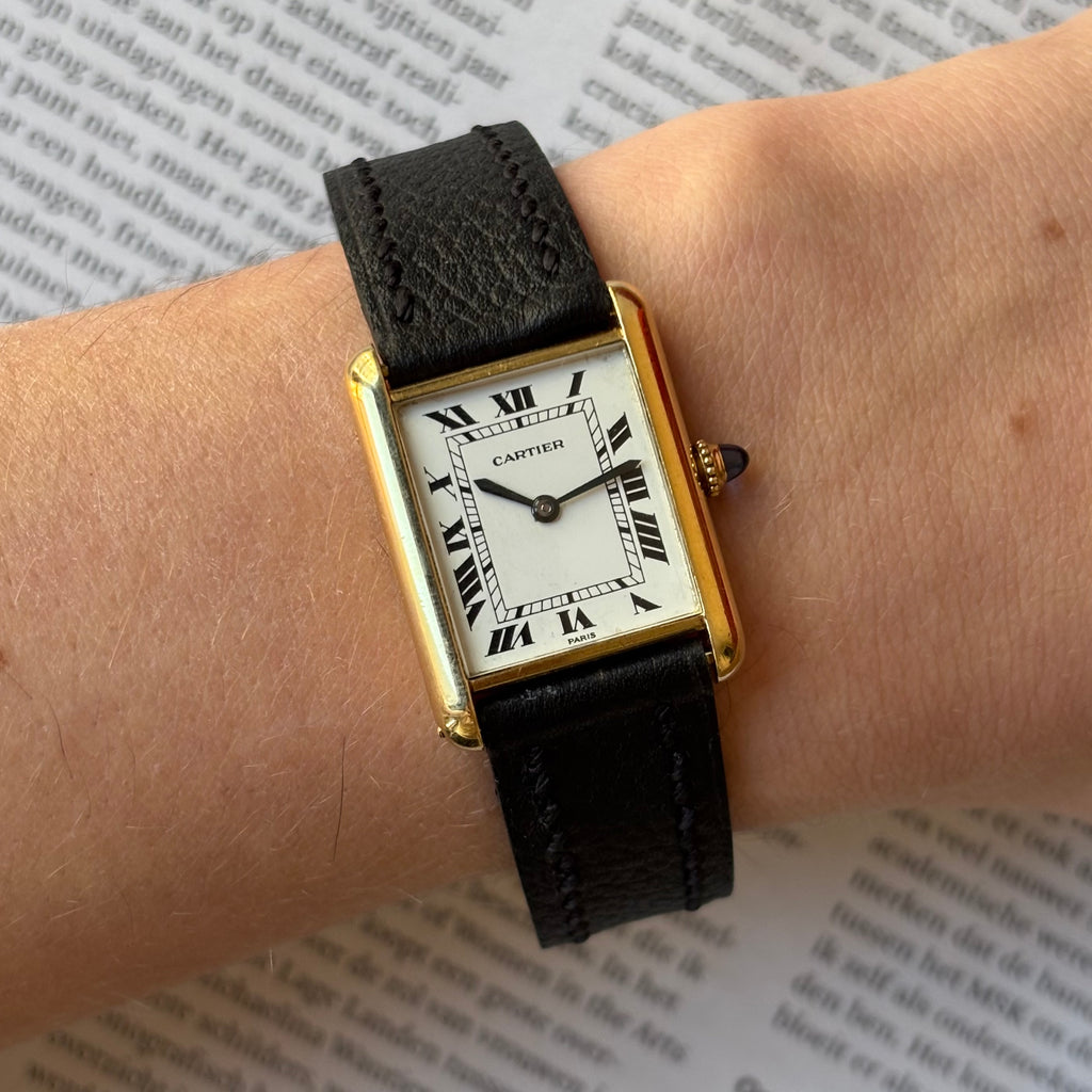 Cartier Tank GM “New York” with clasp