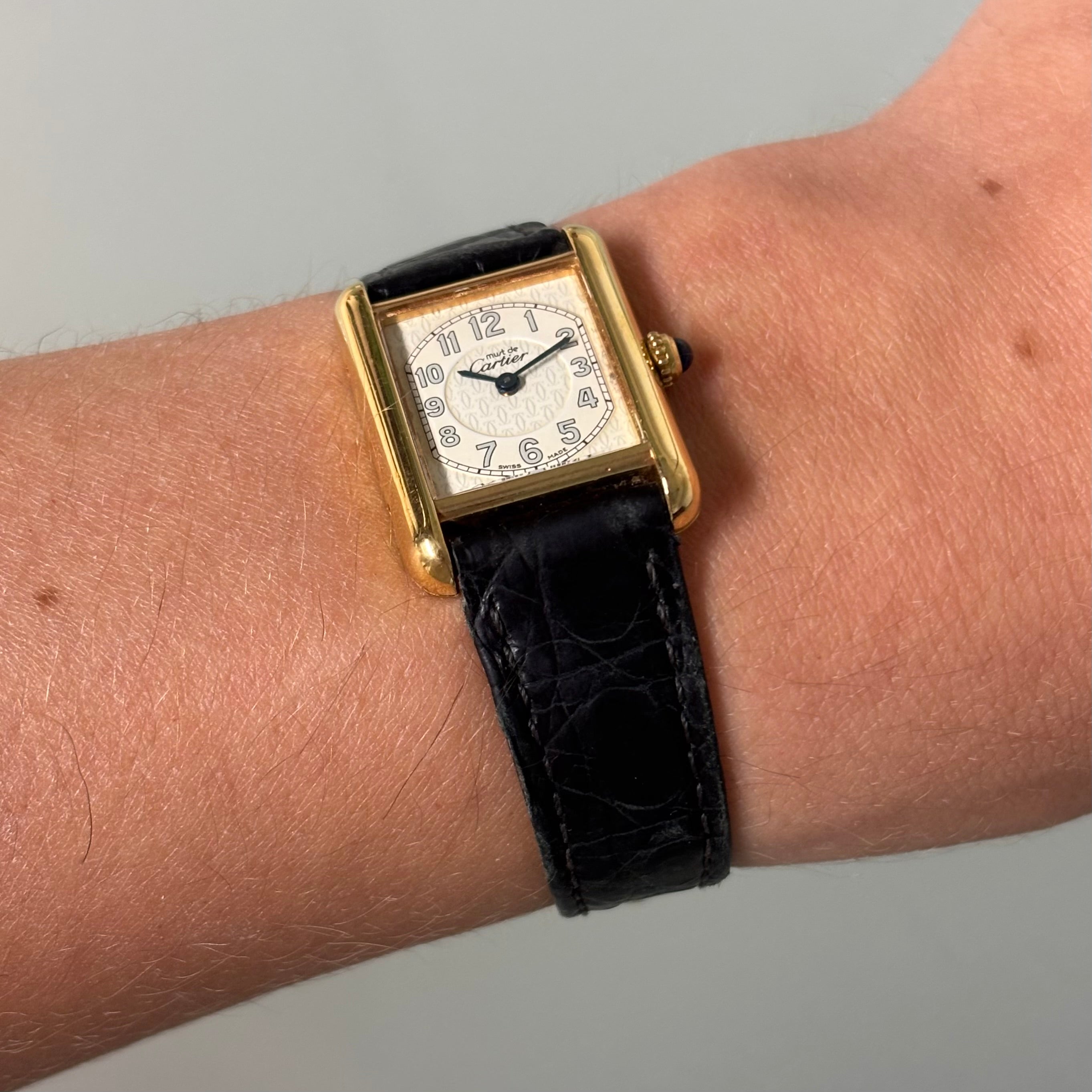 Cartier Tank MM with original strap & clasp