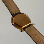 Baume & Mercier Lapis Dial Watch – Logo Case, 18K Gold
