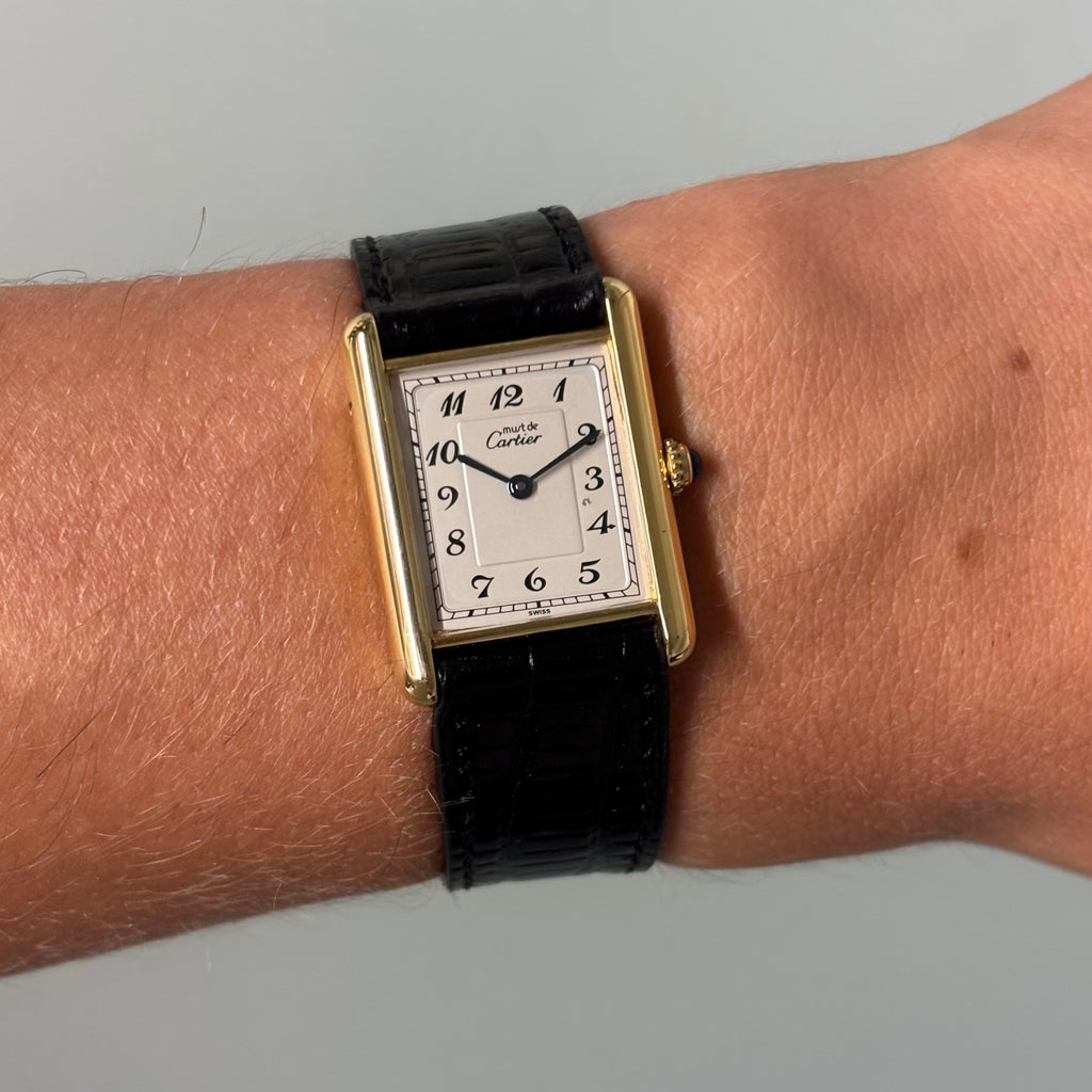 Cartier Tank Breguet GM with original buckle