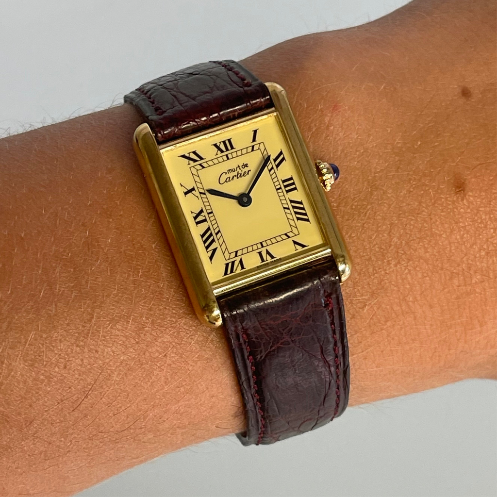 Cartier tank GM with strap and buckle