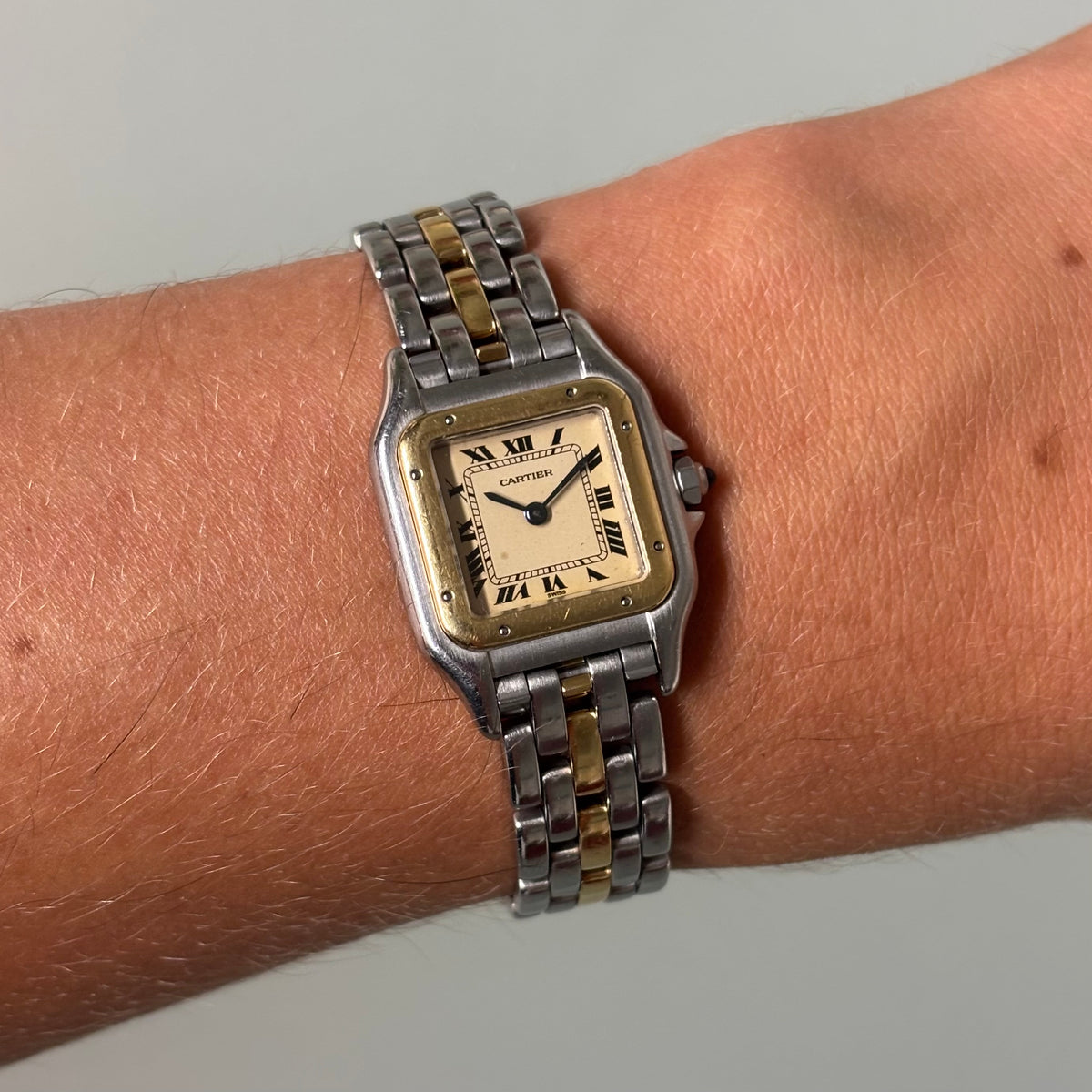 Cartier Panthere Small Gold/Steel Full Set