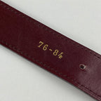Les Must de Cartier Belt – Bordeaux Leather, Size 76–84 cm
