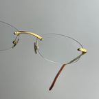 Cartier Love Round Glasses – Titanium with Gold Plating, Size 135