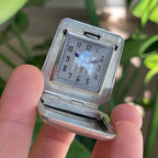 Cartier × Eterna Slide Travel Clock – Secret Vintage Timepiece