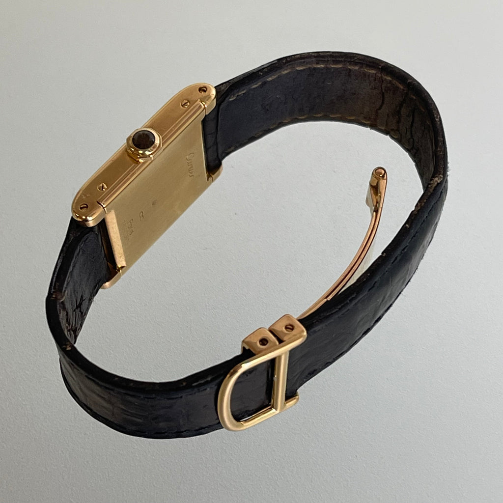 Cartier tank normale with clasp