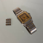 Cartier Santos Galbée GM Gold/Steel