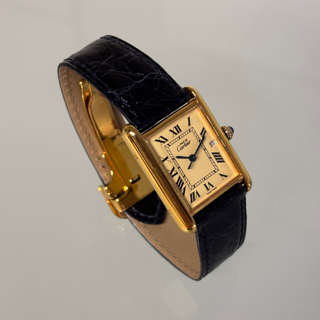 Cartier Tank XL with original strap & clasp