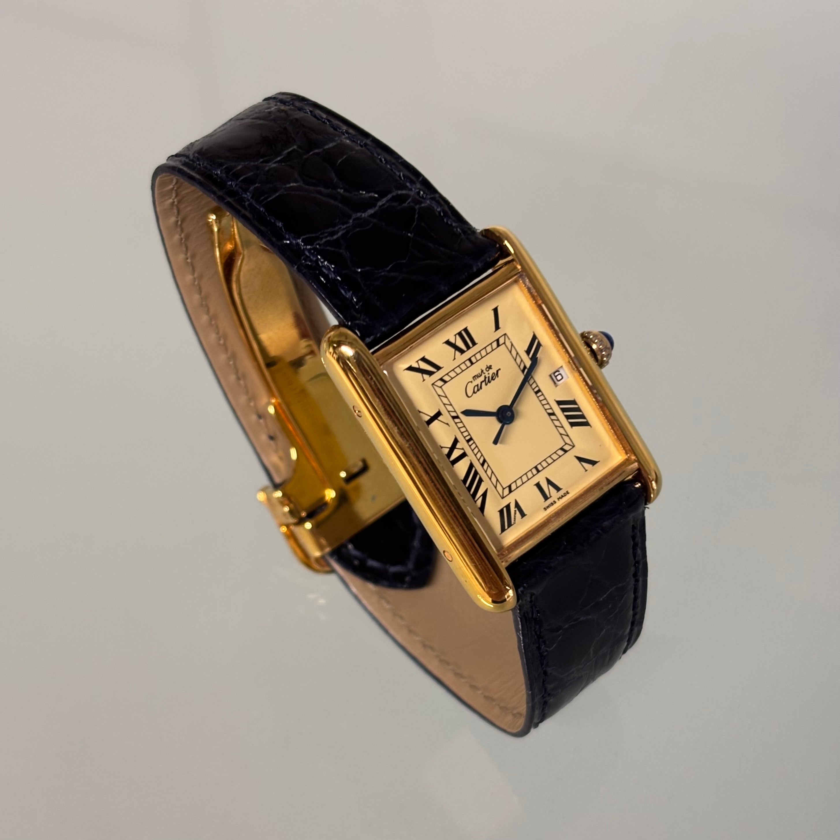 Cartier Tank XL with original strap & clasp
