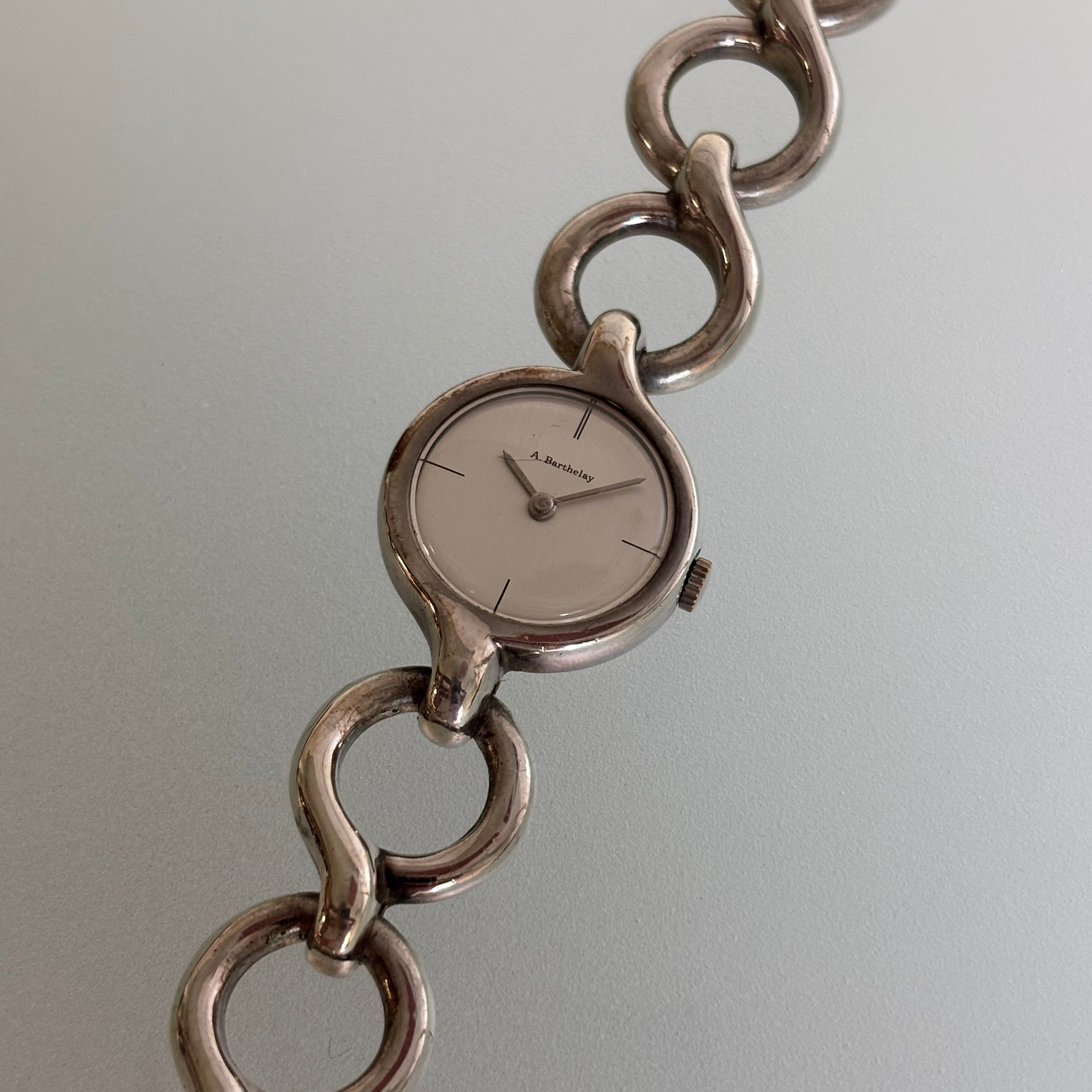 Barthelay silver bracelet watch