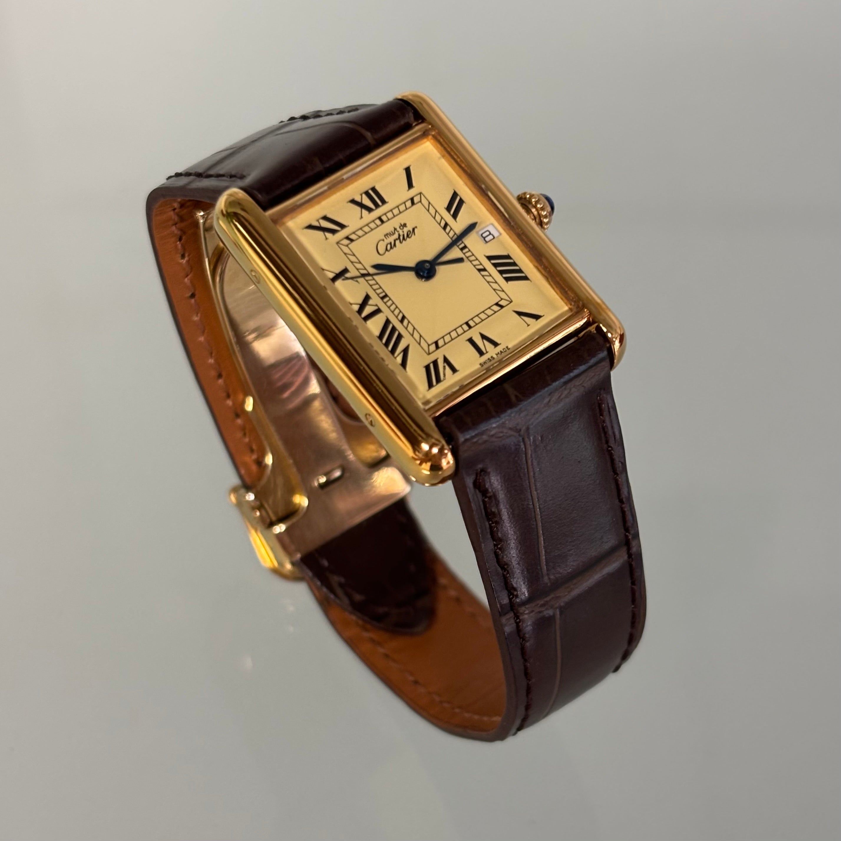 Cartier Tank XL 2413 with original clasp