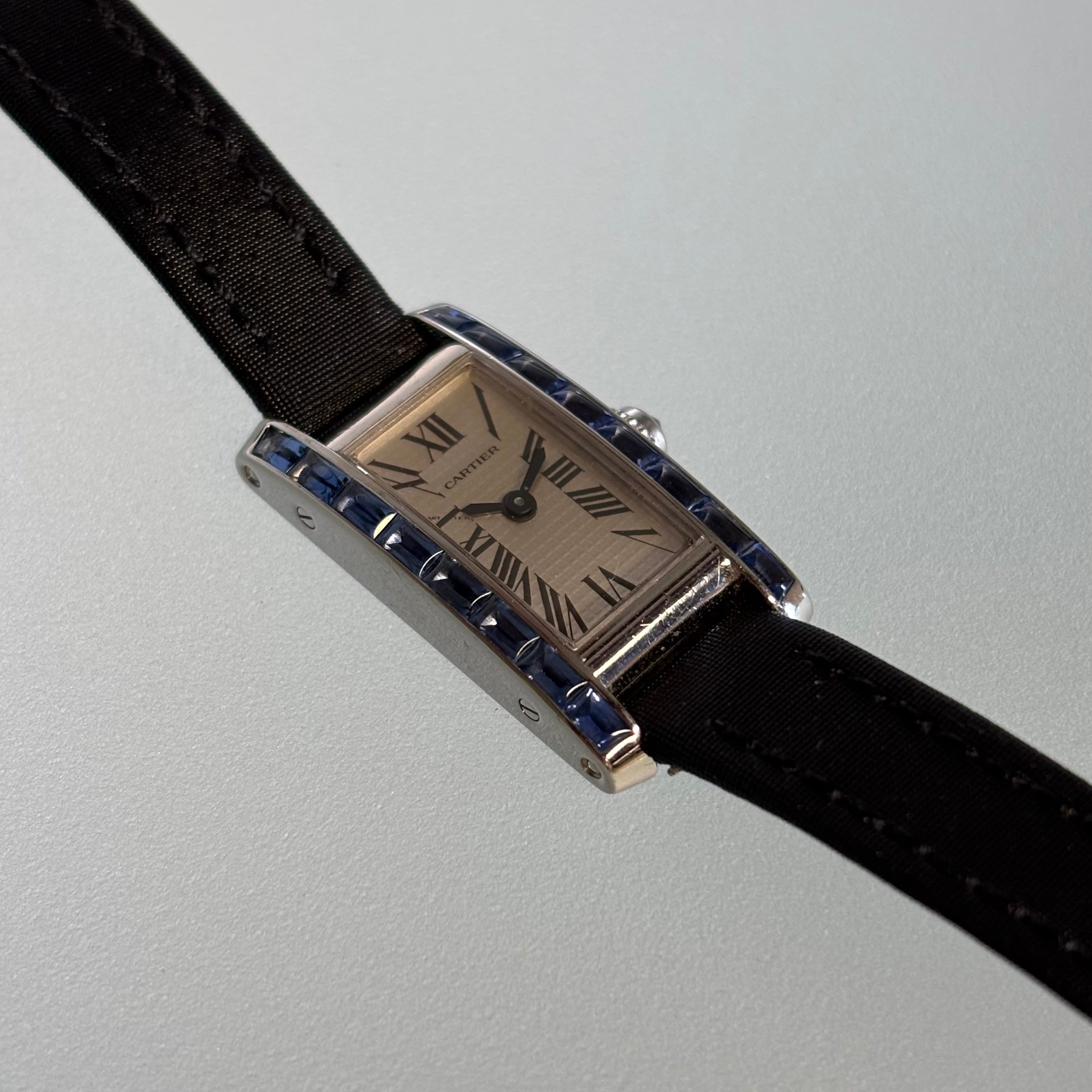Cartier Tank Lanieres factory baguettes