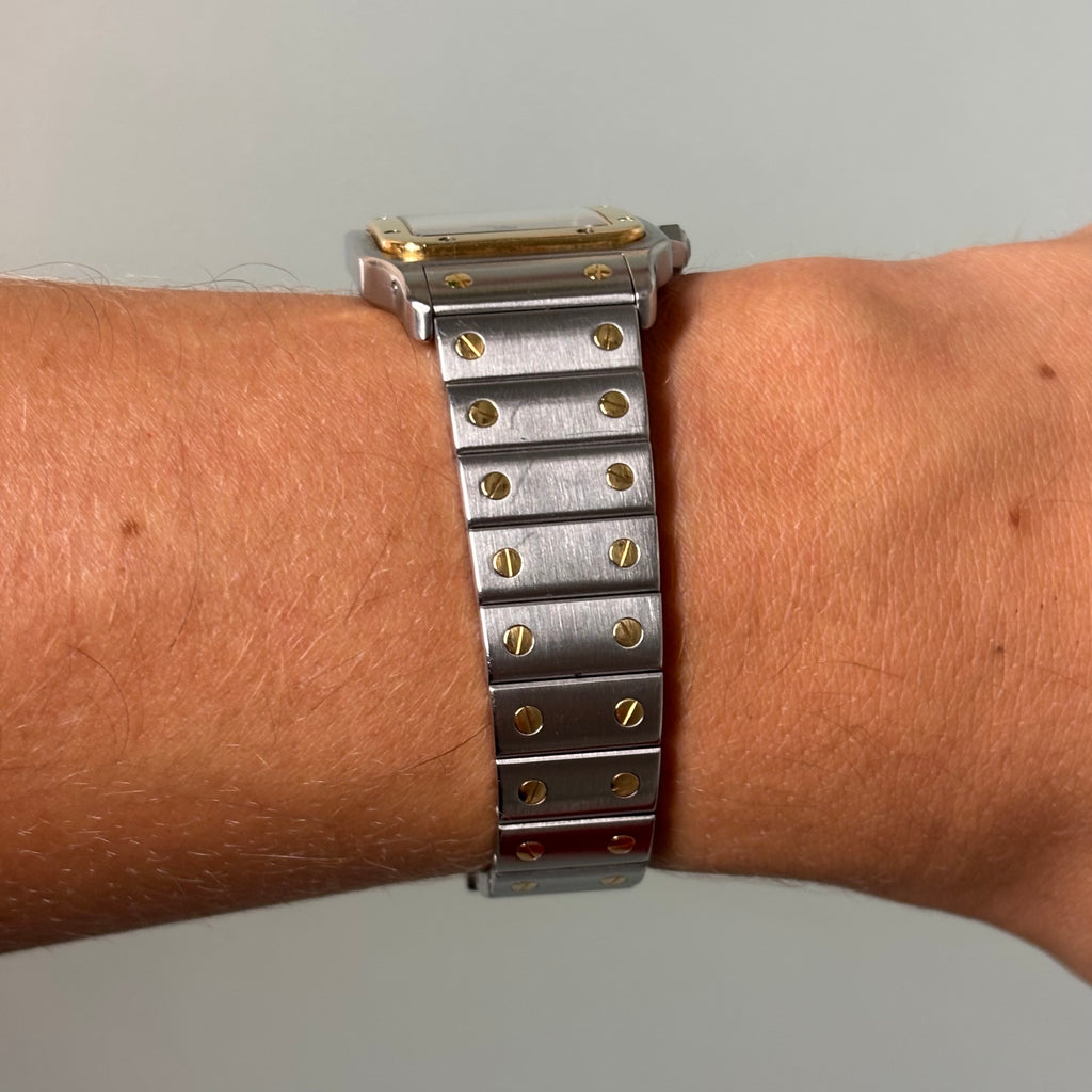 Cartier Santos Galbée GM Gold/Steel