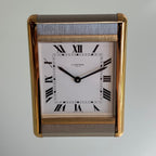 Cartier Tank Table Clock – Vintage Architectural Timepiece