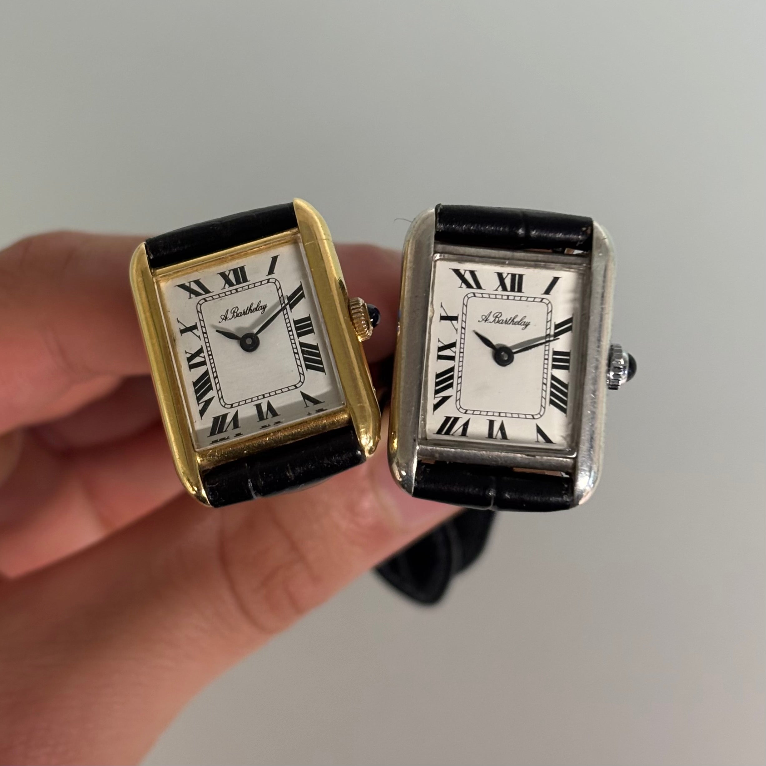 Barthelay solid Silver tank