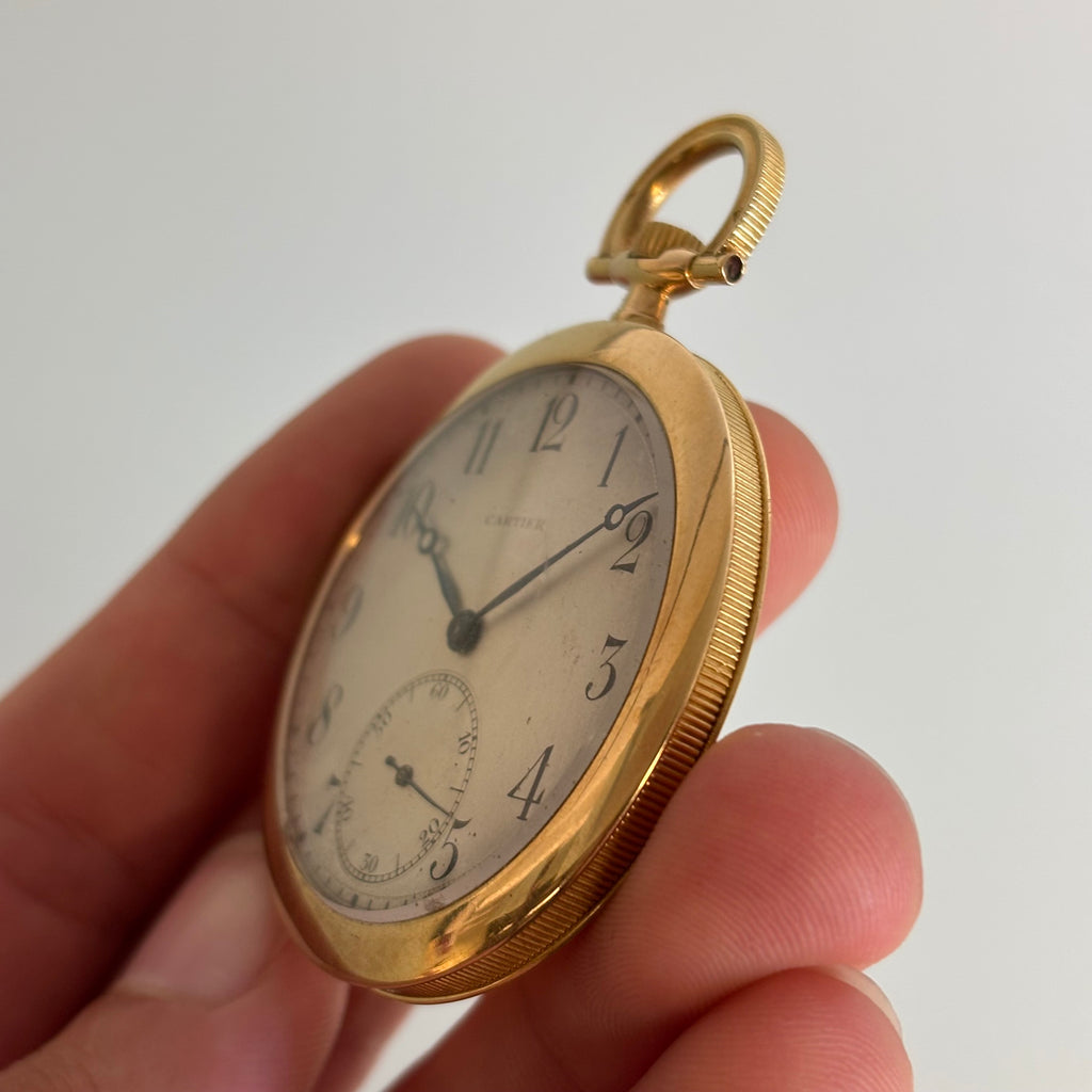 Cartier Ewc 18k pocketwatch