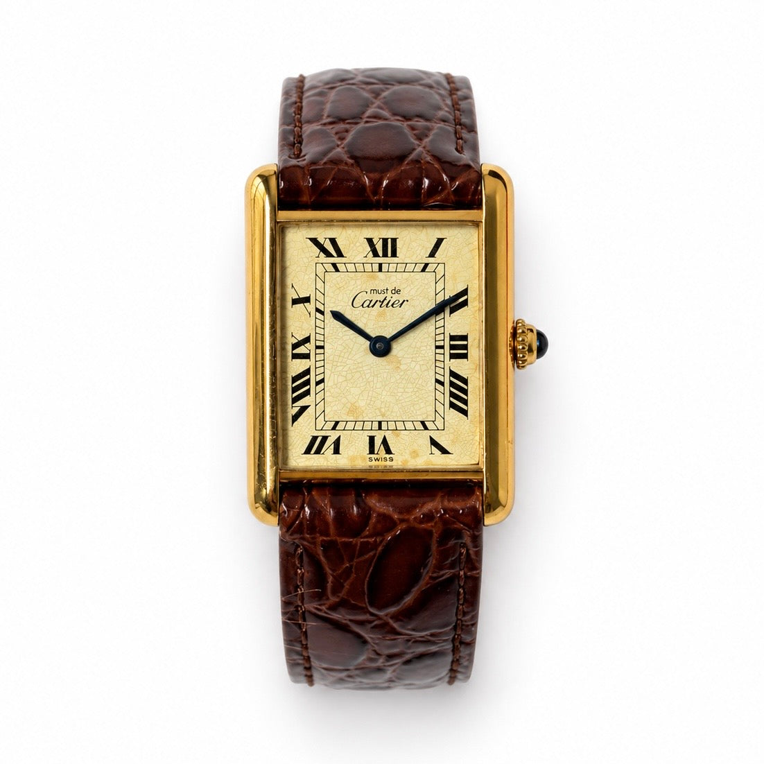 Cartier Tank GM with original buckle