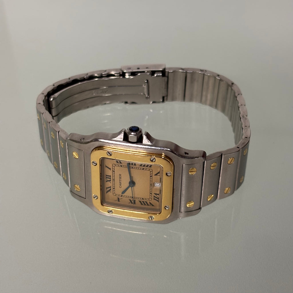 Cartier Santos Galbée GM Gold/Steel
