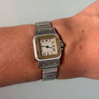 Cartier Santos Galbée Gold/Steel Petit Model