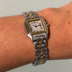 Cartier Panthère Gold/Steel 1-row bracelet