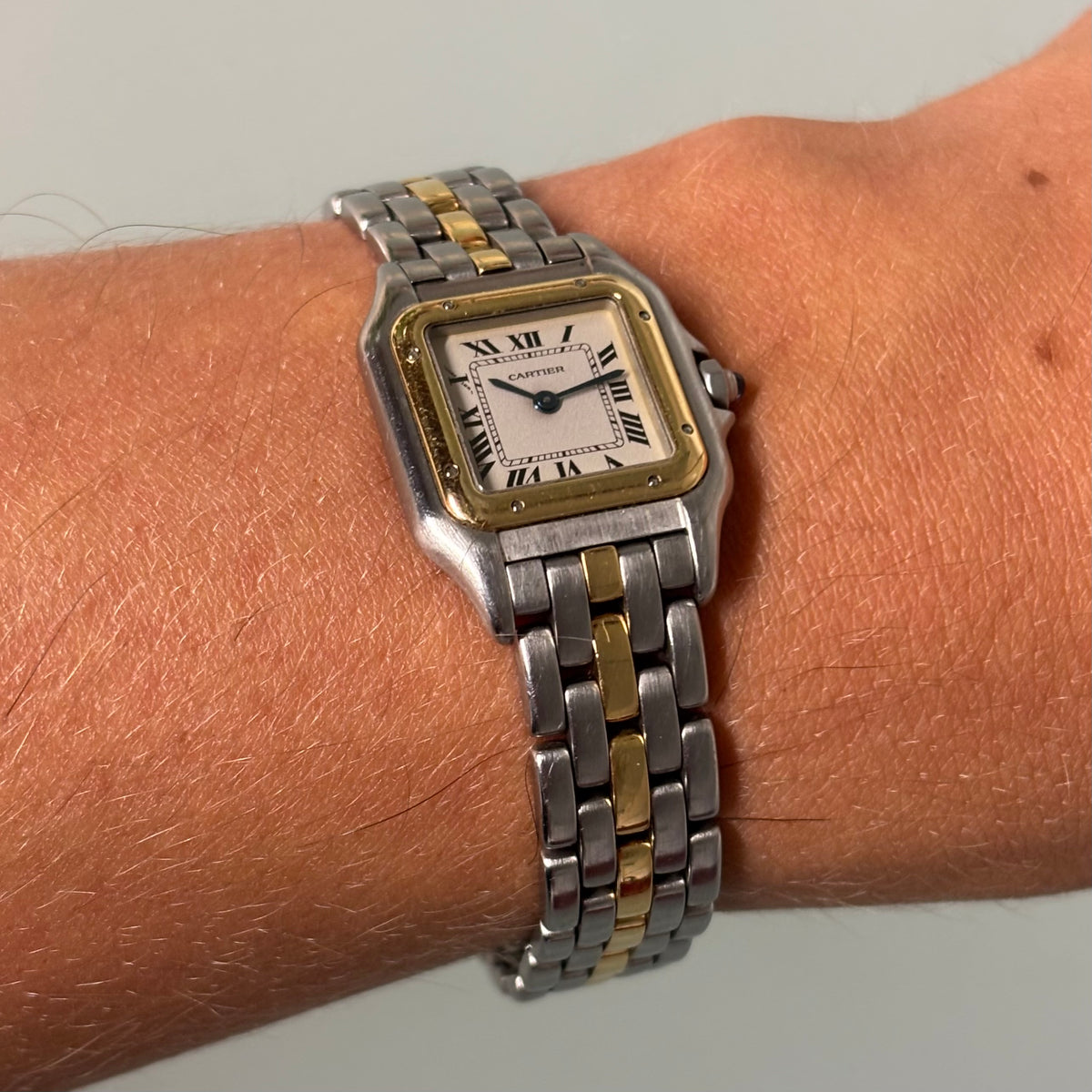 Cartier Panthère Gold/Steel 1-row bracelet