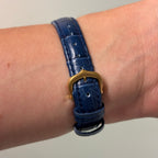Cartier Tank PM Lapis lacquer with buckle