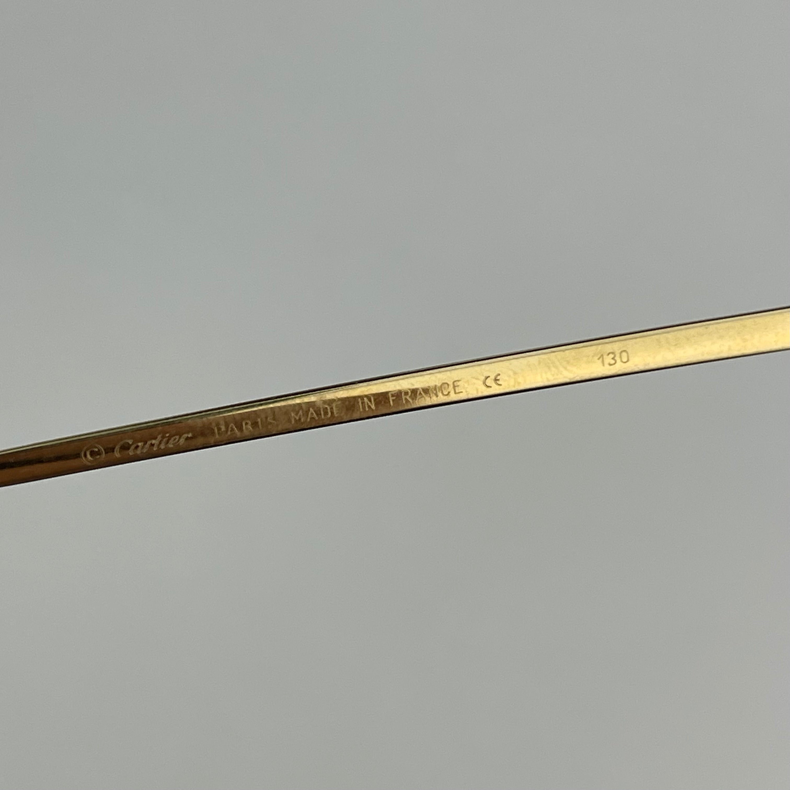 Cartier C decor glasses