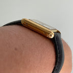 Alexis Barthelay Tank Petit Model – 18K Gold with Sapphire Crown