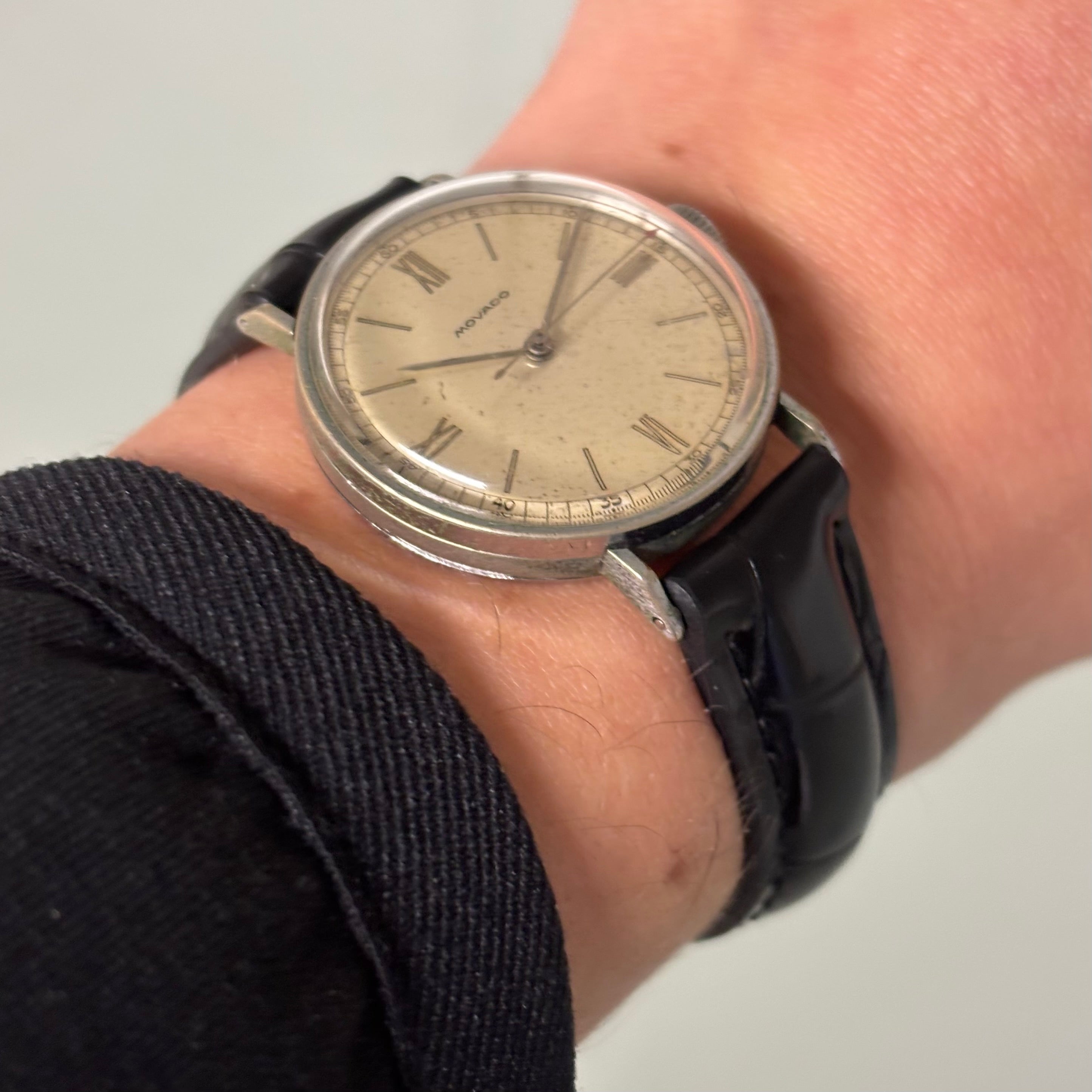 Movado steel rare bullet case