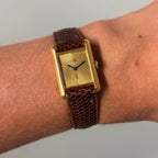 Cartier Tank PM sunburst dial